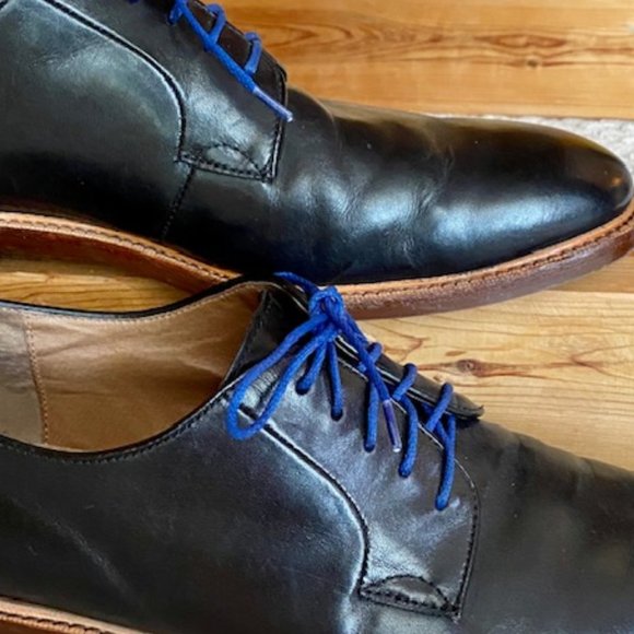 Men\'s Black Leather Oxfords
